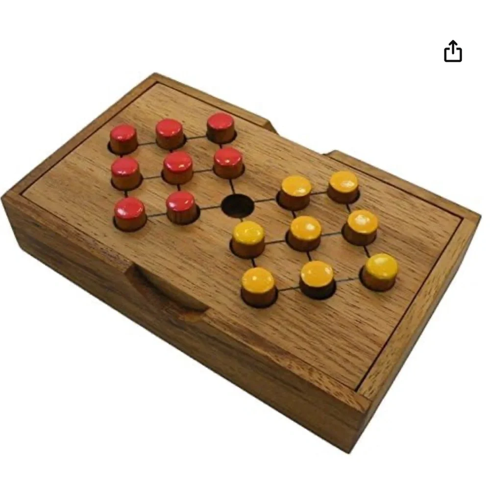 NWT Pier 1 Imports Natural Wood Switch Eight Brain Teaser Puzzle Game